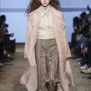 Silk Trench Coat Runway Collection